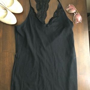 NWT Lace T Back Black Express Bodycon Dress